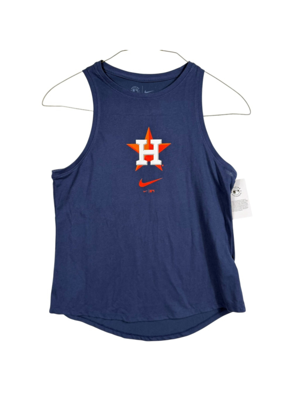 Nike MLB Houston Astros Baseball Tank Top Navy Legacy Icon Sports Women's Medium